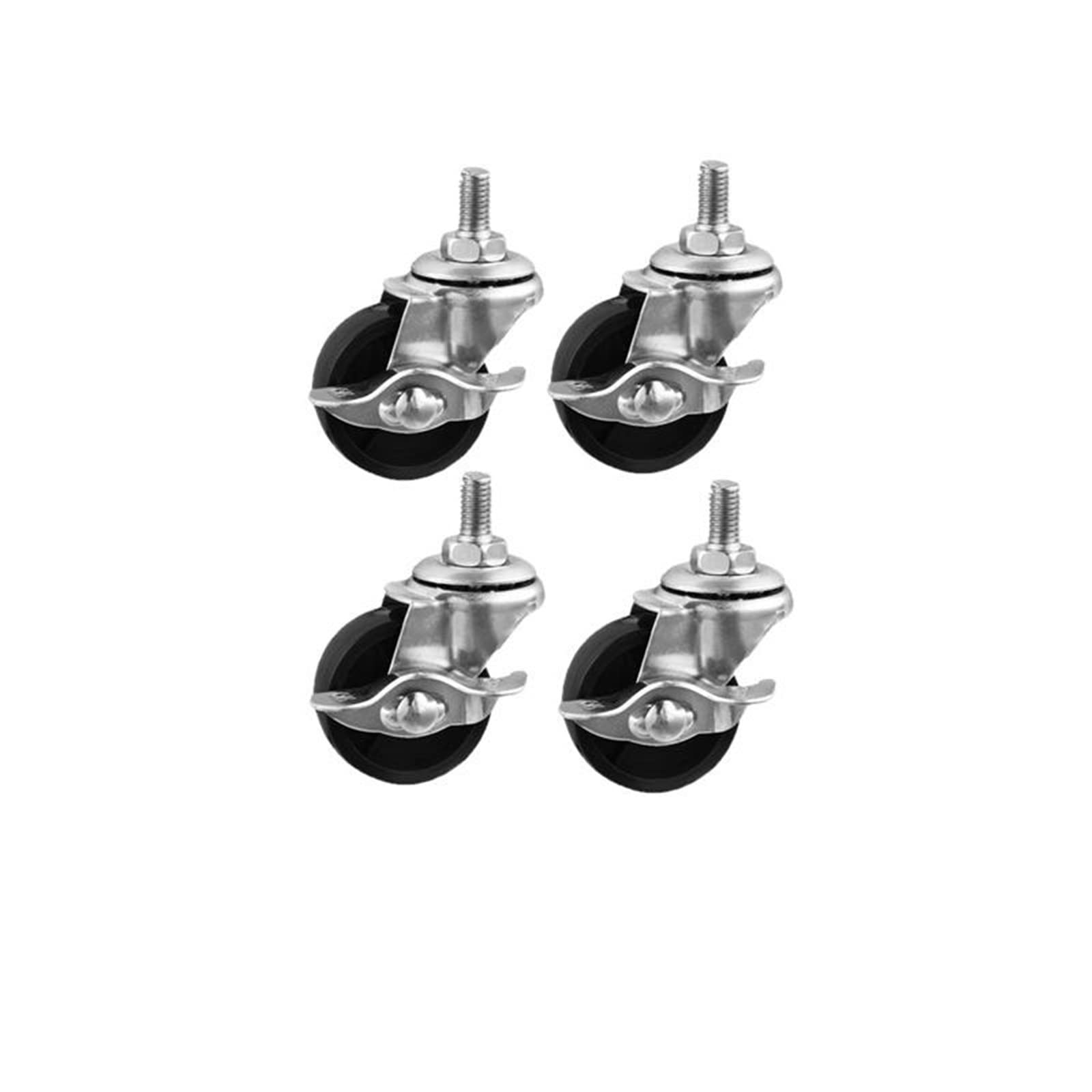 Roulettes M10 avec frein latéral pour stabiliser un meuble instable - 6