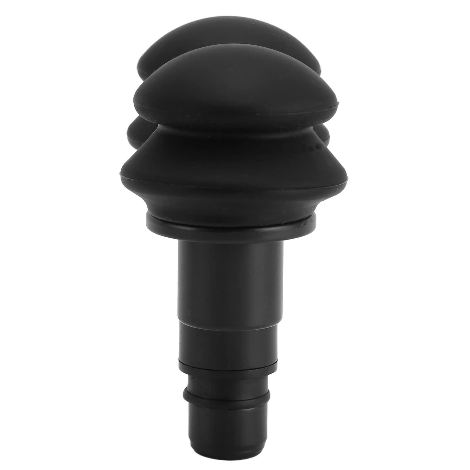 Cabezal de Pistola de Masaje Muscular, Cabezal de Masajeador de Fascia con Cojín de Gas Doble de 18 Mm con Accesorios Relajantes Musculares de Silicona Suave Cabezal de Reemplazo
