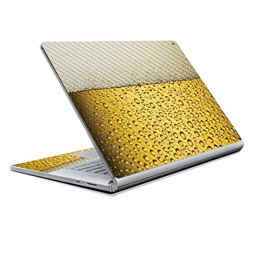 Image of MightySkins Carbon Fiber Skin for Microsoft Surface Book 2 13 inch (2017) - Beer Buzz,Protective, Durable Textured Carbon Fiber Finish,Easy to Apply, Remove, and Change Styles,