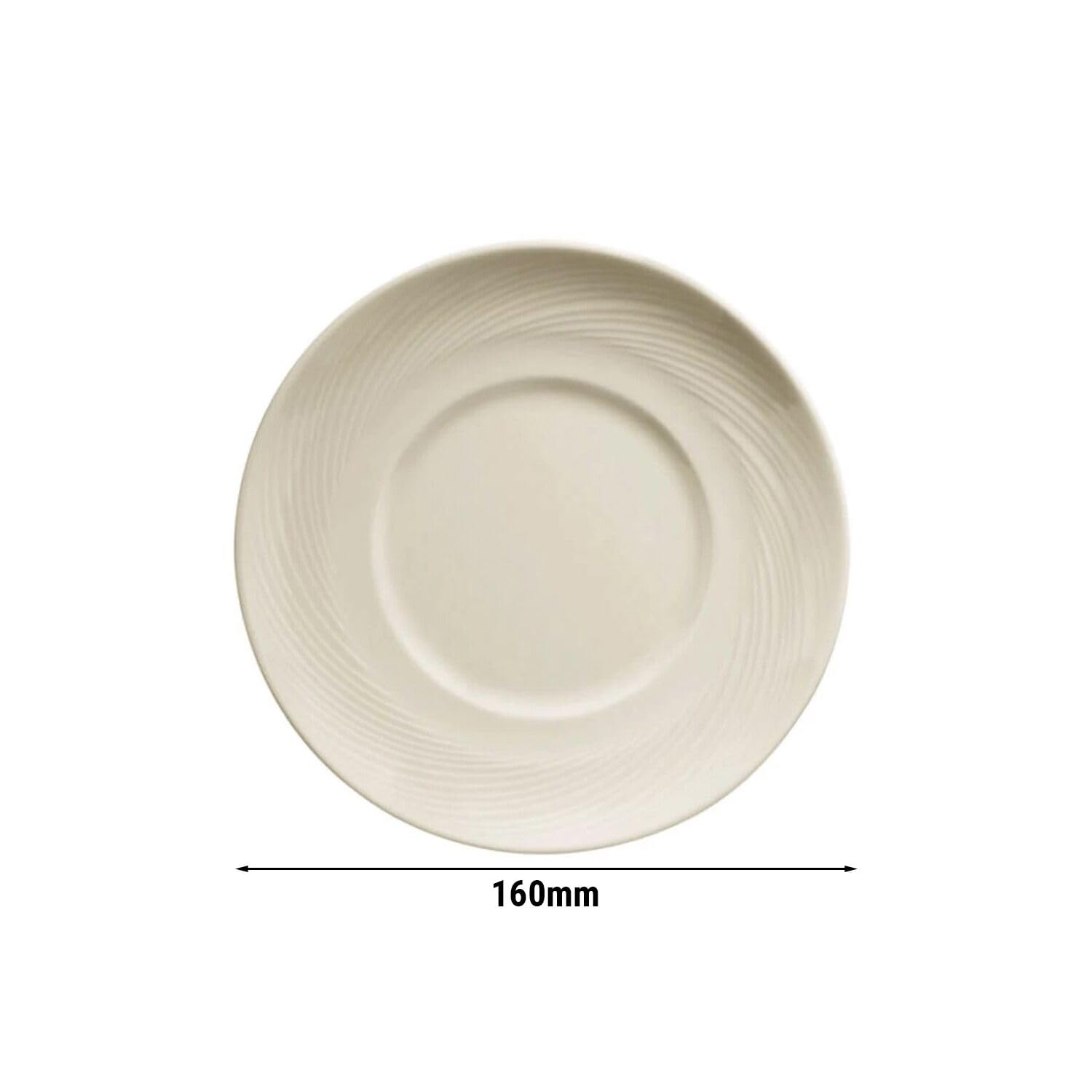 GGM Gastro | SUTSEK16#24 | (24 Stück) SEMPRE - Suppenuntertasse - Ø 160mm - Creme