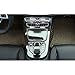 Borzing Central Control Decorative Panel Trim Cover Accessories for Mercedes Benz C Class W205 2014 2015 2016 2017 2018 ABS Carbon Fiber