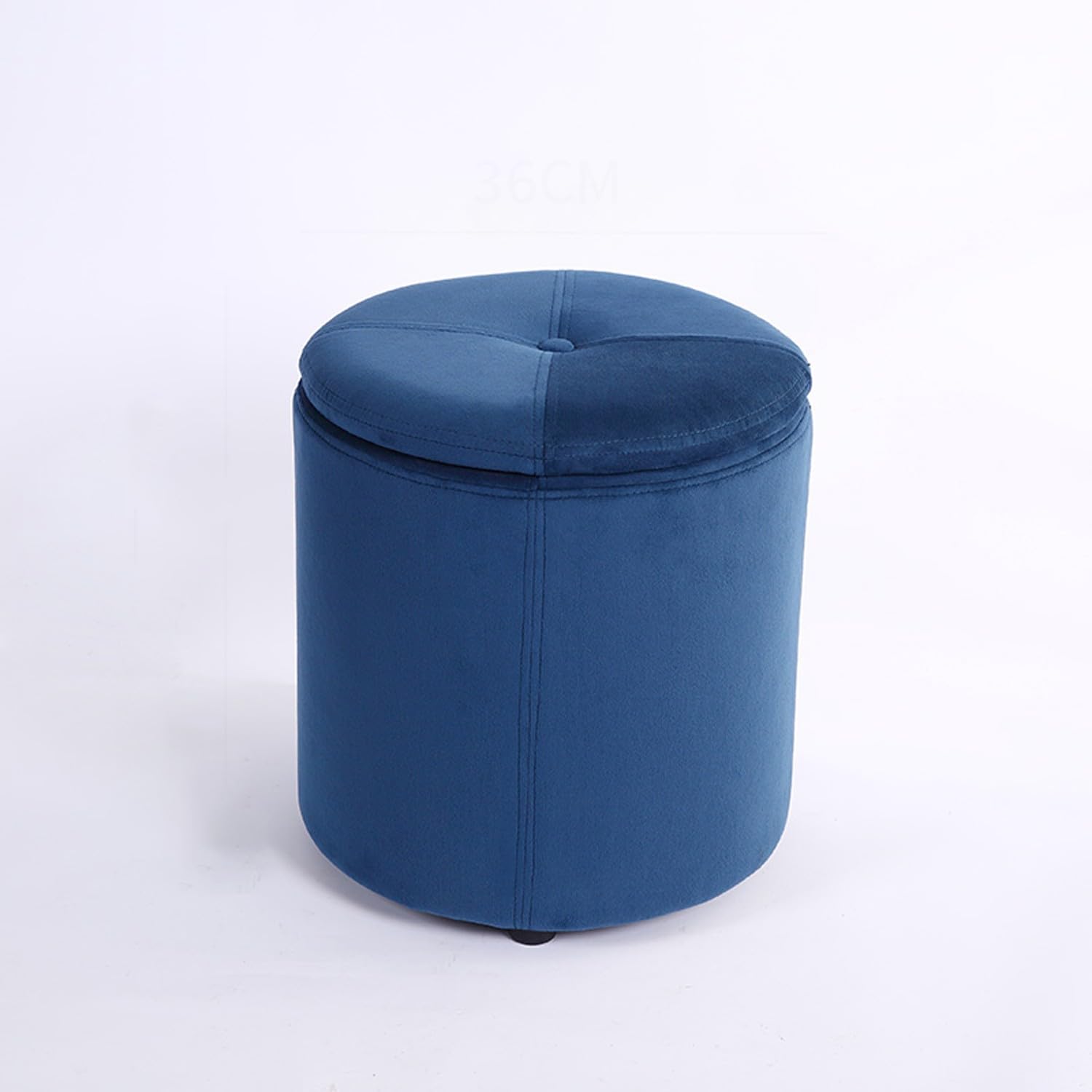 "pouffe contenitore Sgabello portaoggetti poggiapiedi in tessuto da soggiorno alla moda, grande capacit��, multifunzionale(Color:c)"