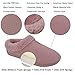 ofoot Women's Winter Warm Faux Suede Fuzzy Clog Slippers | Memory Foam, Non-Slip Rubber Soles
