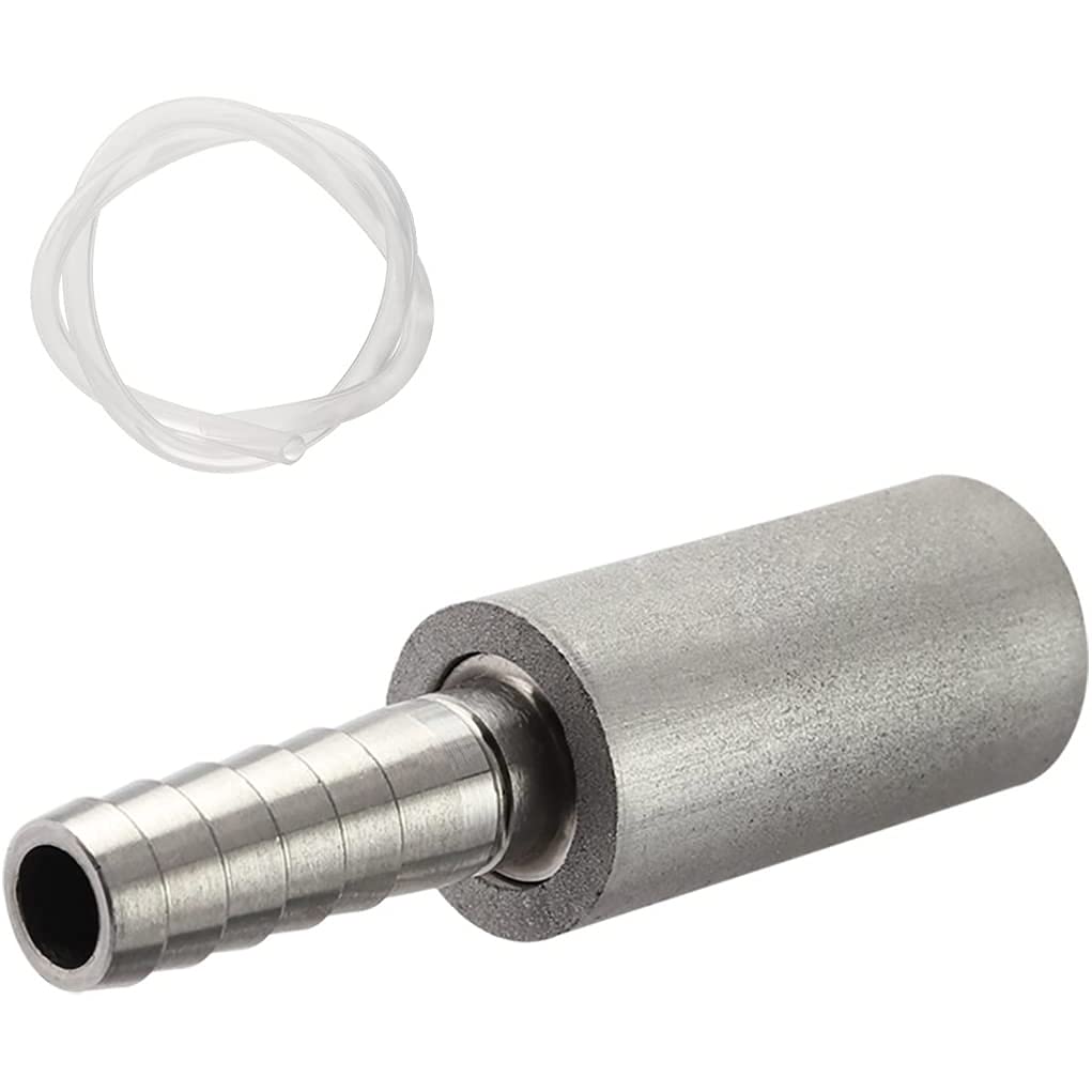 CTRLZS 0.5 Micrometre Diffusion Stone Stainless Steel Aeration Stone Carbonating Stone for Homebrew Wine Beer Soda Air Stone