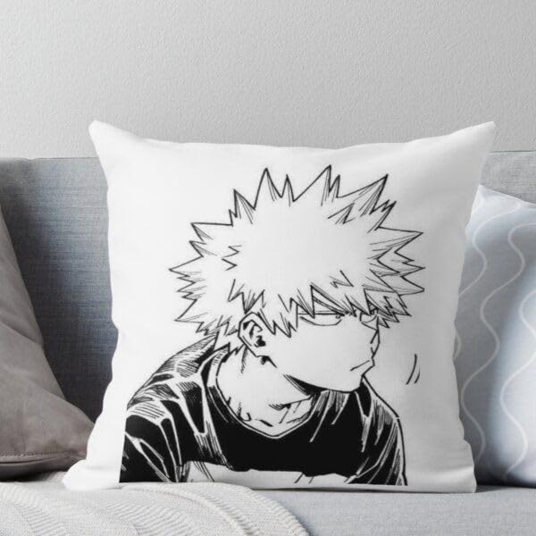 CRAFT MANIACS Anime BAKUGO Cutie Throw 16 * 16 Pillow with Cover | UBER Cool Merch for Anime Lovers