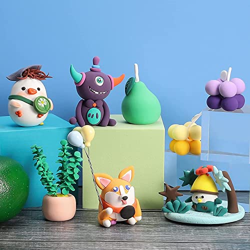 CiaraQ Air Dry Clay - 36 Colors Air Dry Ultra Light Magic Clay, No-Toxic Modeling Clay & Dough, Creative Art DIY Kids Art Crafts, Best Gift for Boys & Girls - Image 5