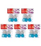 APLI Kids 13488 - Lote de 22 copos de nieve con purpurina adhesiva