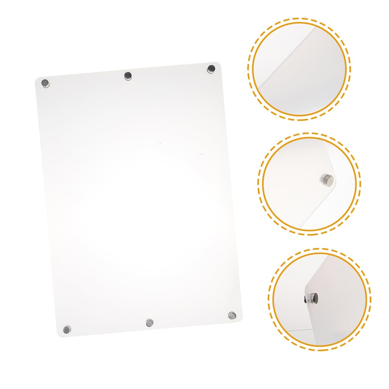 Magnetische Acryl Whiteboard Tafeln für Kühlschrank