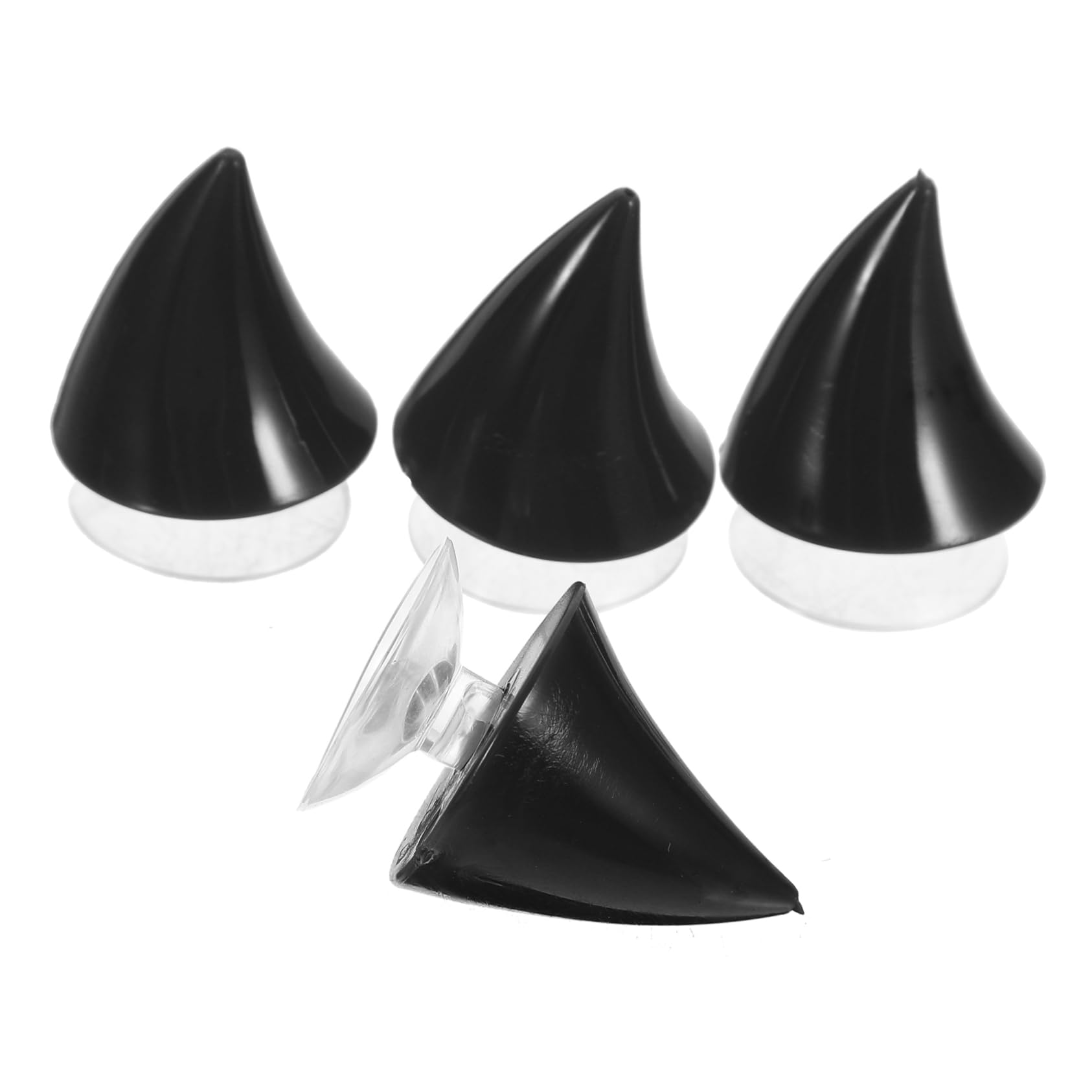 VANZACK Helmet Horns for Bike Helmet Decals Sturdy Plastic Weatherproof Easy Maintenance