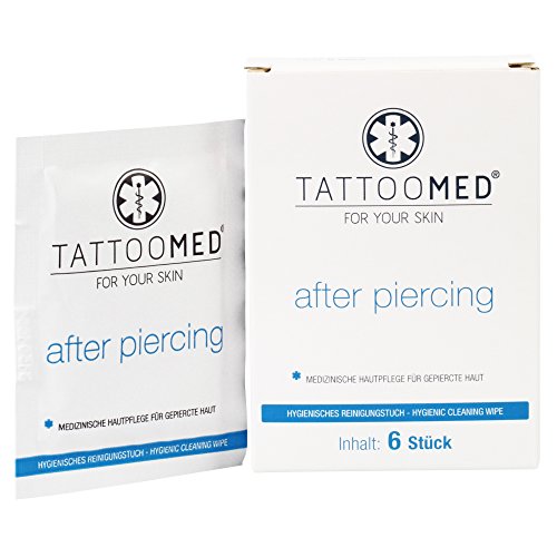 TattooMed® Toallitas higiénicas after piercing (6 unidades)