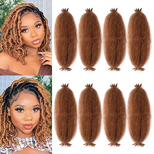 ZRQ 8 Packs Pre-Separated Springy Afro Twist Hair...
