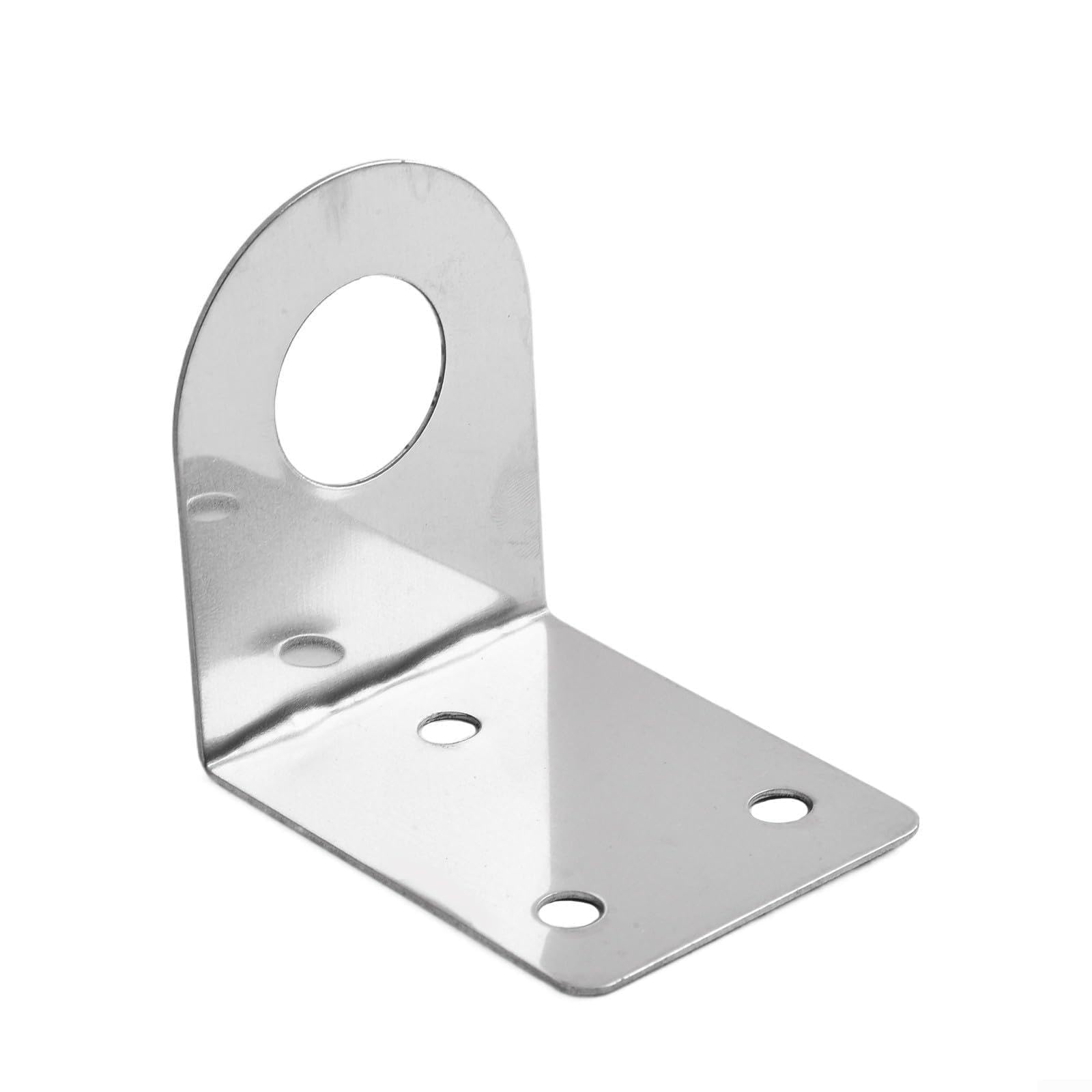 Staffa metallica in acciaio inox adatta per il montaggio di rubinetti dell'acqua e dispositivi di depurazione su superfici lisce (21 mm)