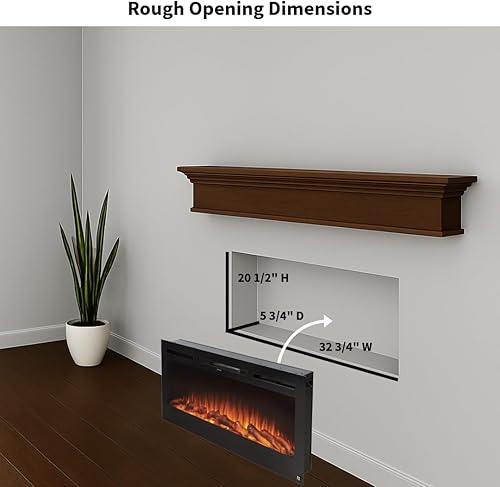 Miniatura 38 de Touchstone Sideline - Chimenea eléctrica empotrable