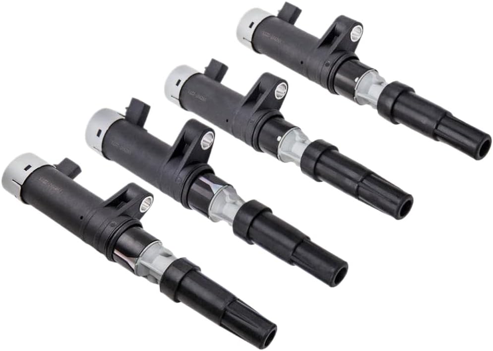 4 PCS Pencil Ignition Coil Compatible with Vivaro Combi J7 2001–2015 and A-Class X83 W168 1.4L–2.0L Engines
