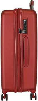MOVOM Large Suitcase, Rojo, 75 cm