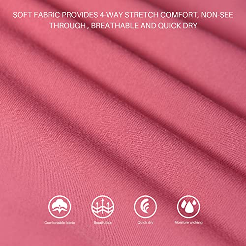 Tanmolo Girls Horseback Riding Pants Equestrian Breeches Youth Knee-Patch Kids Schooling Tights With Pockets(Bright Pink,M) #TOP2