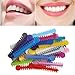 Dental Orthodontic Ligature Ties and Orthodontic Ligature Gun Orthodontic Ligature Ring Rubber Bands Multi-Color for Clinics, homes, and beauty salons（1040 Pcs/Bag）