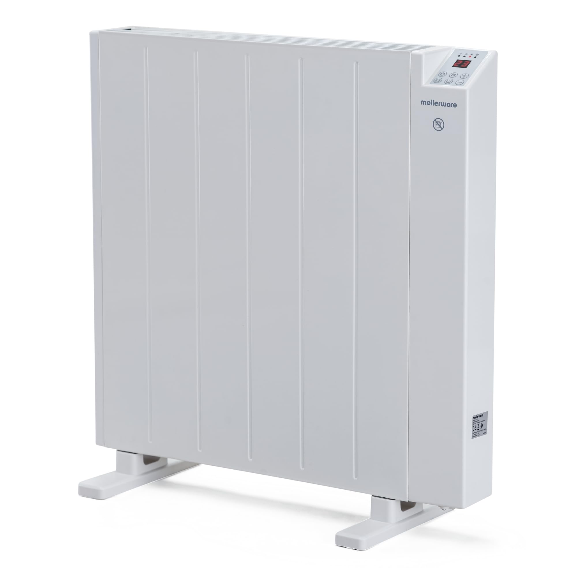 Mellerware - Emisor Térmico Bajo Consumo Comfy! 1200W WIFI | Programable 3 Modos +Temp. Ajustable + Función Ventana Abierta | Temporizador | Radiador Eléctrico 20m2| Google Home Alexa |Medium