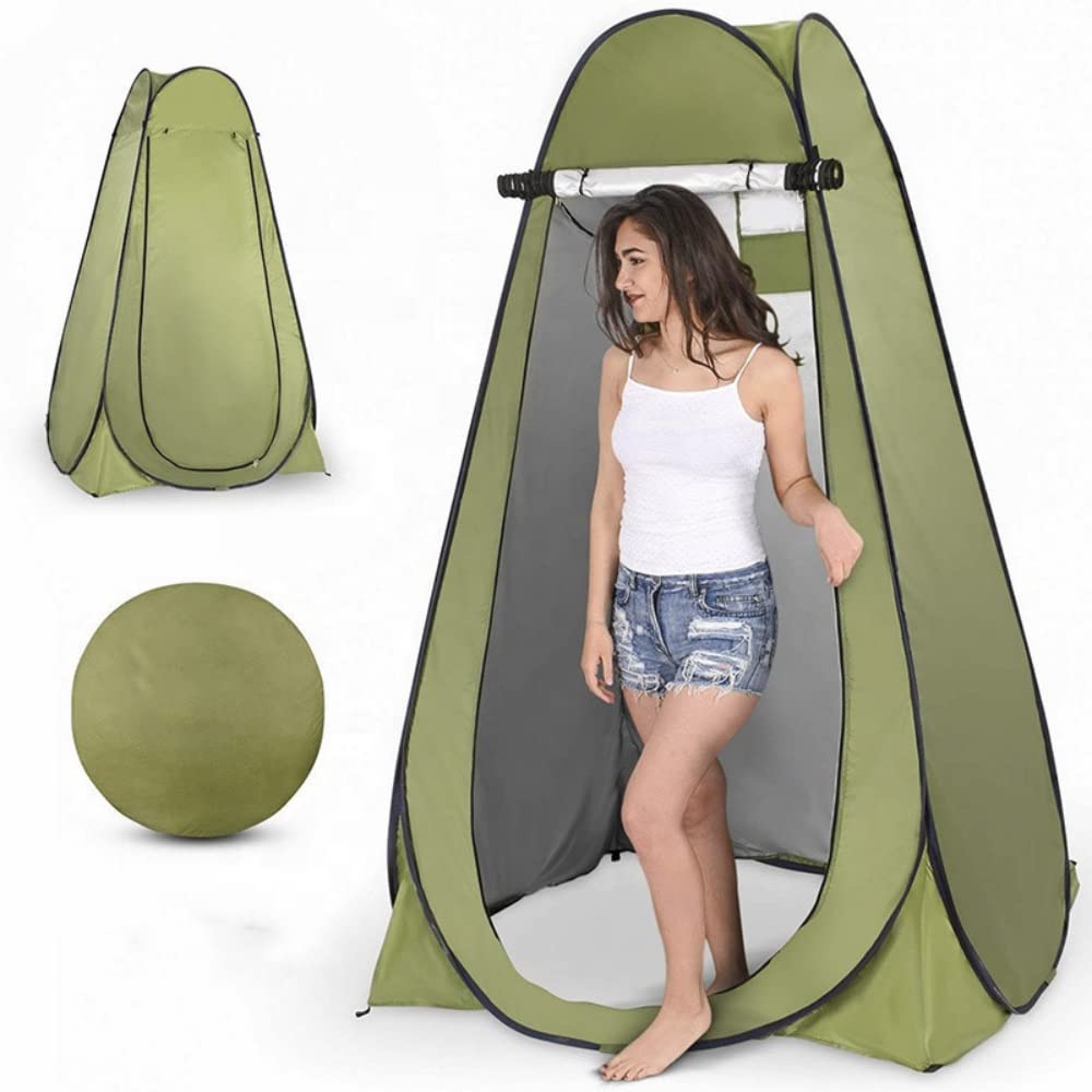 Outdoor Changing Clothes Shower 1.5*1.5*1.9m,Pop Up Privacy Tent,Camp Toilet, Changing Room,Indoor shooting,Self-unfolding, foldable,Internal silver coating waterproof layer,Use in multiple scenarios.