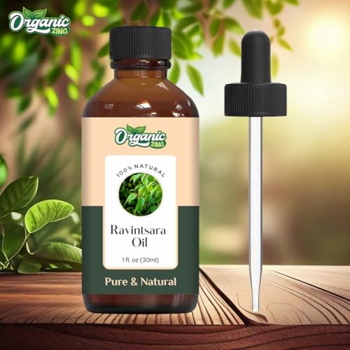 Image of Organic Zing Ravintsara (Cinnamomum camphora) Oil |Pure & Natural Essential Oil for Aroma, Skincare & Massage- 30ml /1.01fl oz