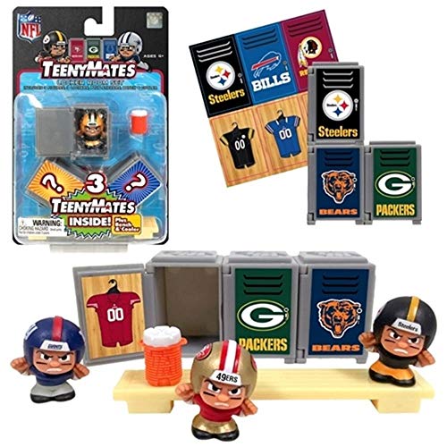 Party Animal Teenymates NFL Series 4 Locker Room Set