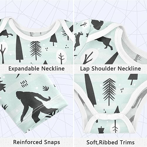 Unisex Baby Boys Girls Cotton Long-sleeve Bodysuits 0-24 Months3
