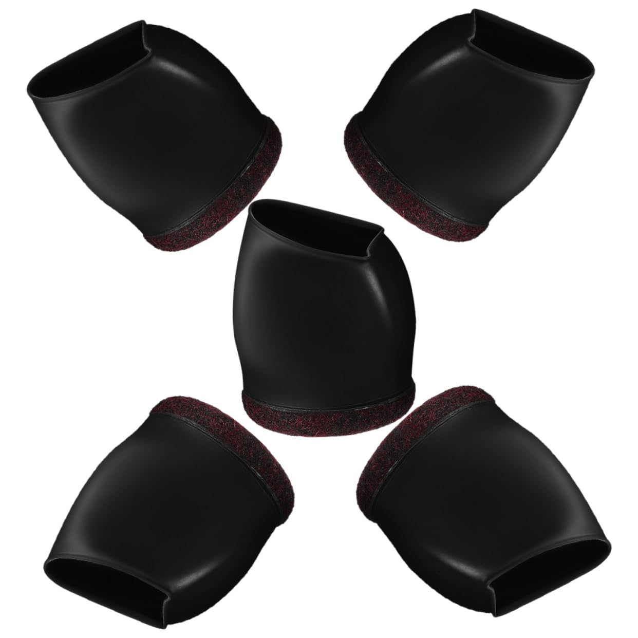 jojofuny 25piezas Cubre Ruedas para Sillas De Oficina De Patas De Muebles Instalación Reduce Ruido y Protege