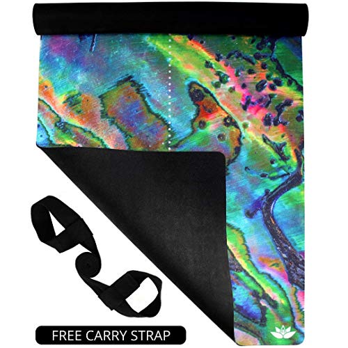 image for Plyopic All-In-One Yoga Mat | Luxury Sweat-Grip Mat/Towel Combo | Eco-