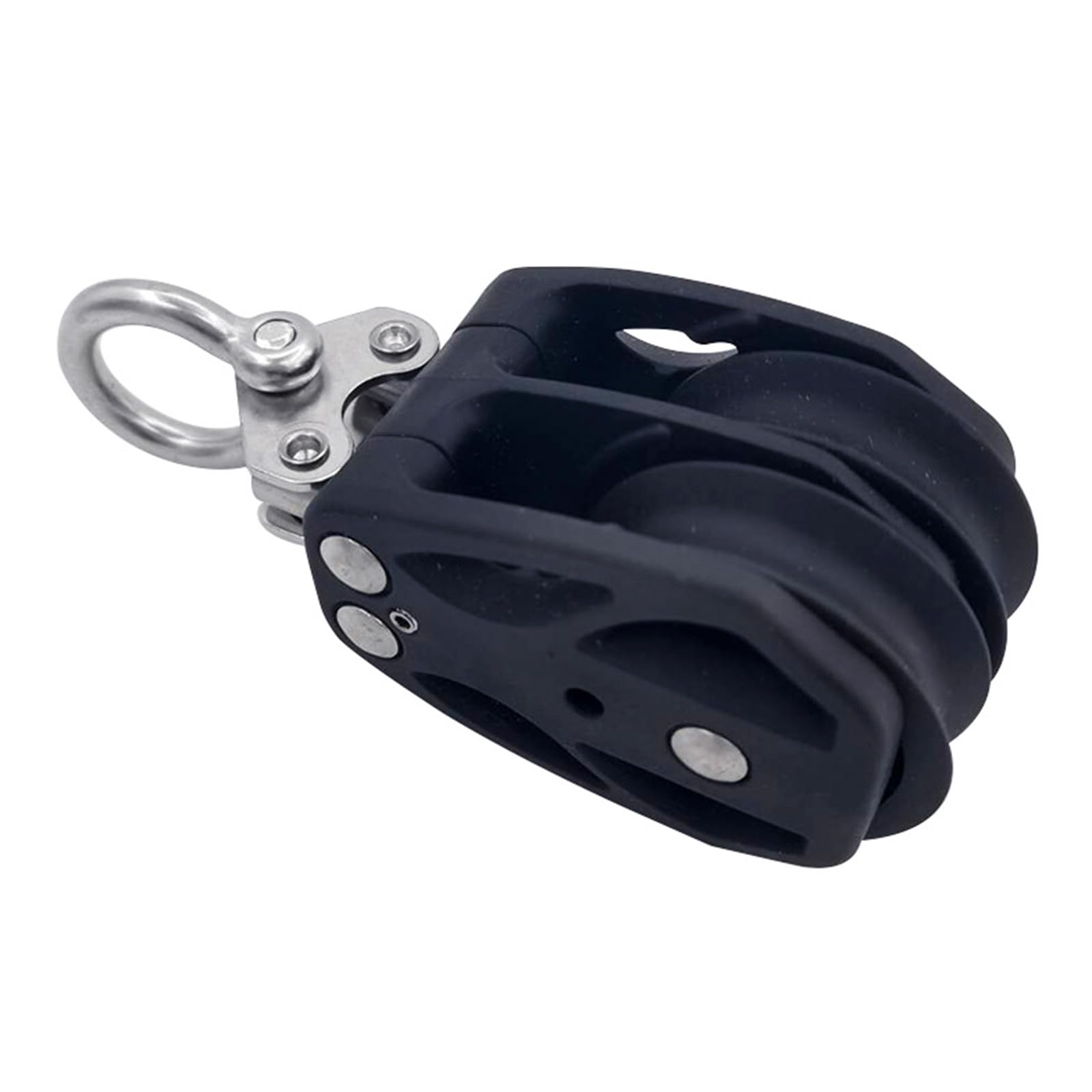 Kompakte Rigging Umlenkrolle, 50 mm Nylon Doppelscheiben Hardware
