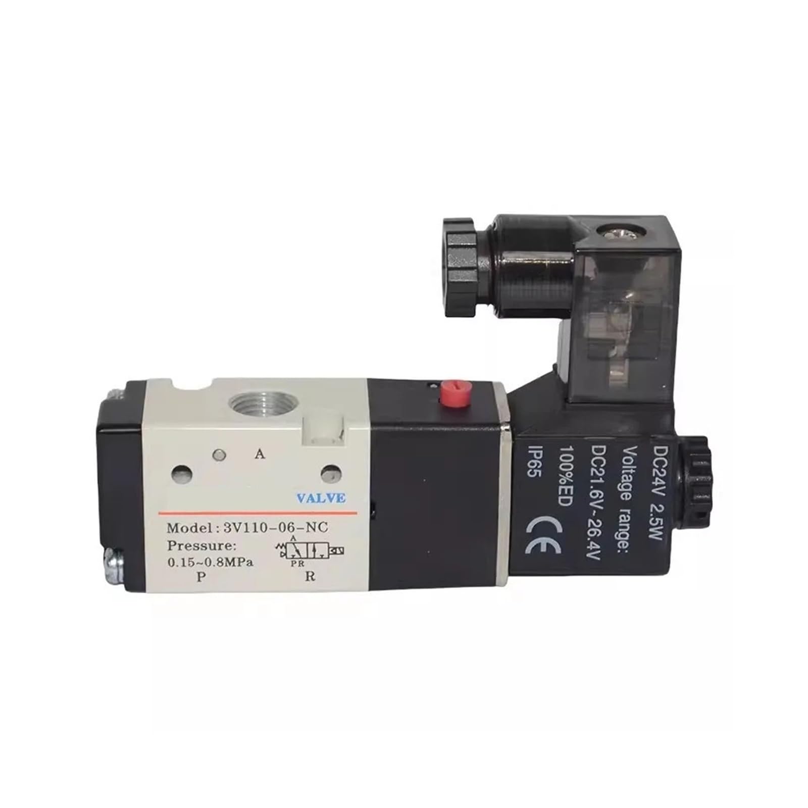 Électrovanne pneumatique 3V210-08 3/2 voies AC 220V pour contrôle d'air