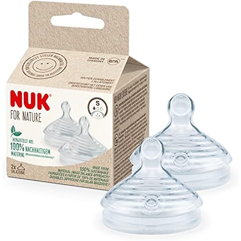 NUK for Nature Baby Bottle Teats, Small Size Cover