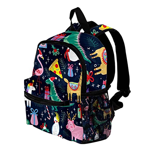 Mochila para niñas ideal como regalo de Navidad con estampado de cerdo 3