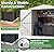 Goplus 6.8 x 3.8 FT Metal Outdoor Storage Shed, Snap-on Structures for Efficient Assembly, All-Weather Color Steel Utility Storage House w/Lockable Door, Bike Tool Sheds for Garden Yard Lawn Patio