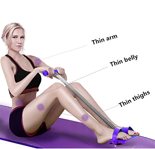 Corda Elastica Per Fitness - Esercizi Addominali E Gambe | Allenamento Casa