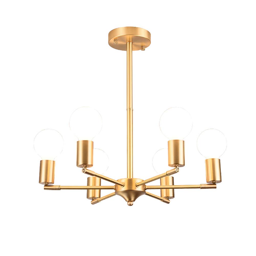 Candelabro moderno de mediados de siglo con brazos regulables de latón