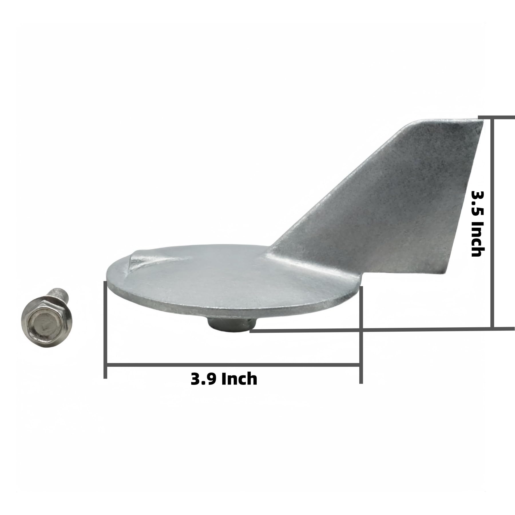 6K14537102 - Anodo per motori fuoribordo Yamaha 150-200 HP 6K1-45371-01 6K1-45371-02 Sierra 18-6121