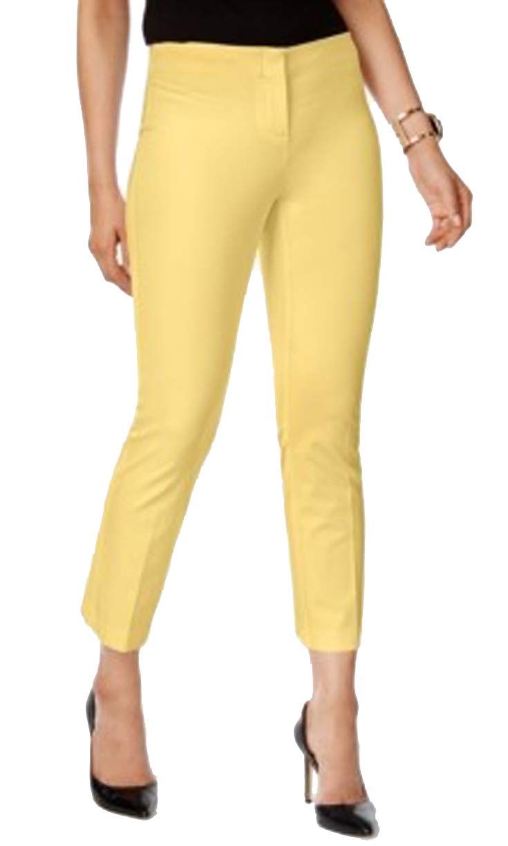 Alfani Womens Comfort Waist Casual Cropped Pants