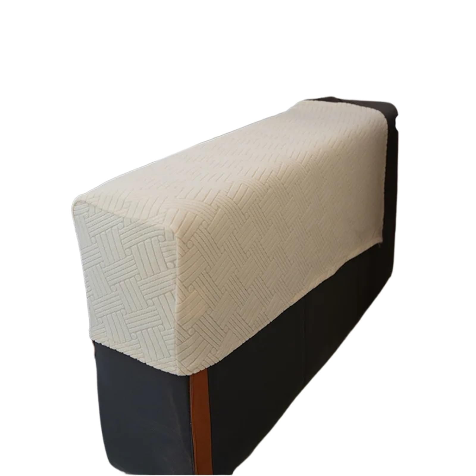 Zovloer Arm Chair Covers 2pcs Jacquard Armrest Slipcover Stretch Chair Covers Armchair Sofa Single Couch Furniture Protector For Living For Recliner Armchairs Sofas Couch(Beige)