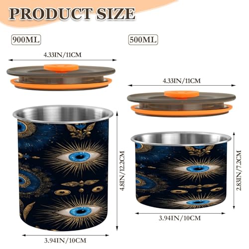Envase para Café Decorativo Dark Coffee 900ml Acero Inox miniatura 2