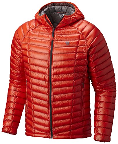 Mountain Hardwear Ghost Whisperer Hooded Down Jacket - AW17 - Medium - Red