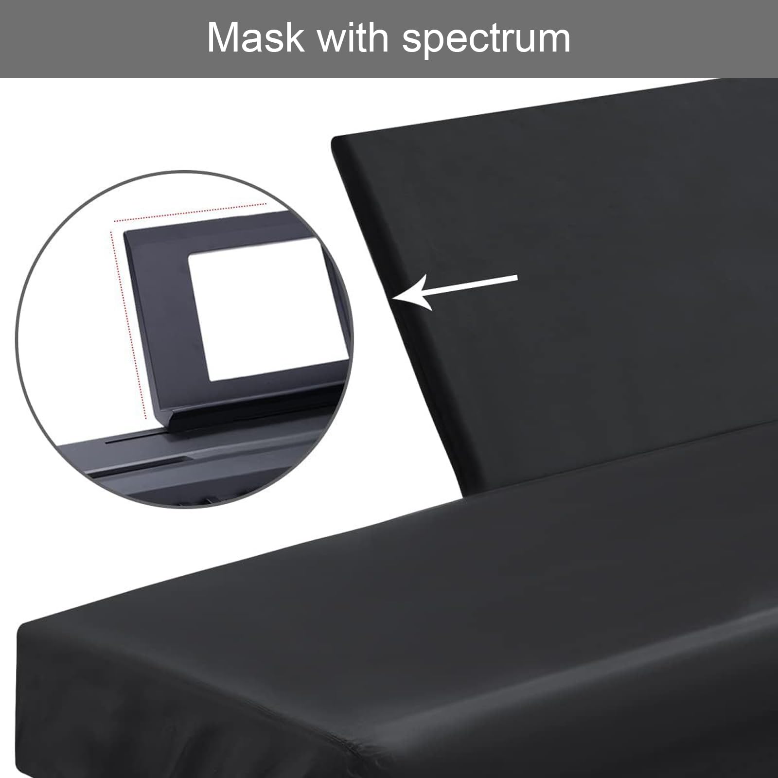 Housse Anti-Poussière Pour Piano 88 Touches – Protection Élégante, Lavable Avec Support Partition (Noir)