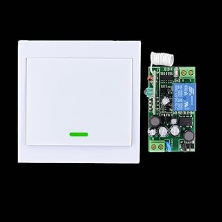 AC 85V 110V 180V 220V 230V 240V Wide Working Voltage Wireless Remote Switch + Wall Remote Control Panel Transmitter Mini Size