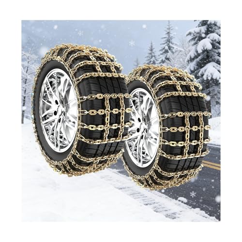 Cadenas de nieve para coche y SUV pack de 2 antideslizantes