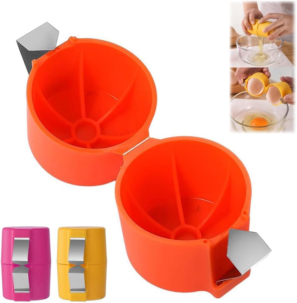 Egg Shell Opener,2024 Upgrade Egg Peeler Egg Separator,Egg Opener Tool Egg Cracker Tool for Raw Eggs, Egg Shell Opener Topper Cutter, Egg Seperator Effortless Handheld Egg Cracker Kitchen Tools