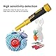 BuyWeek Metalldetektor Unterwasser, 2 in 1 Metalldetektoren Pinpointer IP68 wasserdichte Handheld Tauchschatzsucher Unterwasser Schatzsucher