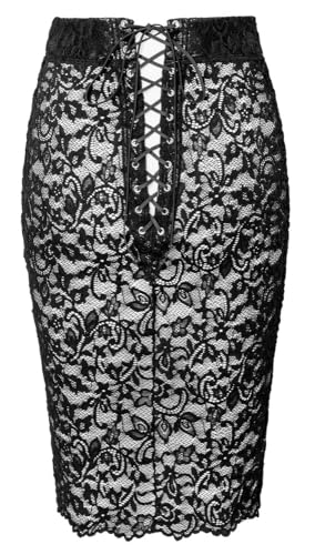 Jupe noire coupe flatteuse taille L masquant les imperfections - 4