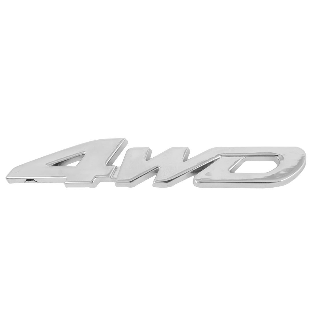Sourcing Map Adesivo Distintivo Auto Cromato | 85x34mm Emblema A Reticolo 4x4 In Metallo | Decorazione Universale