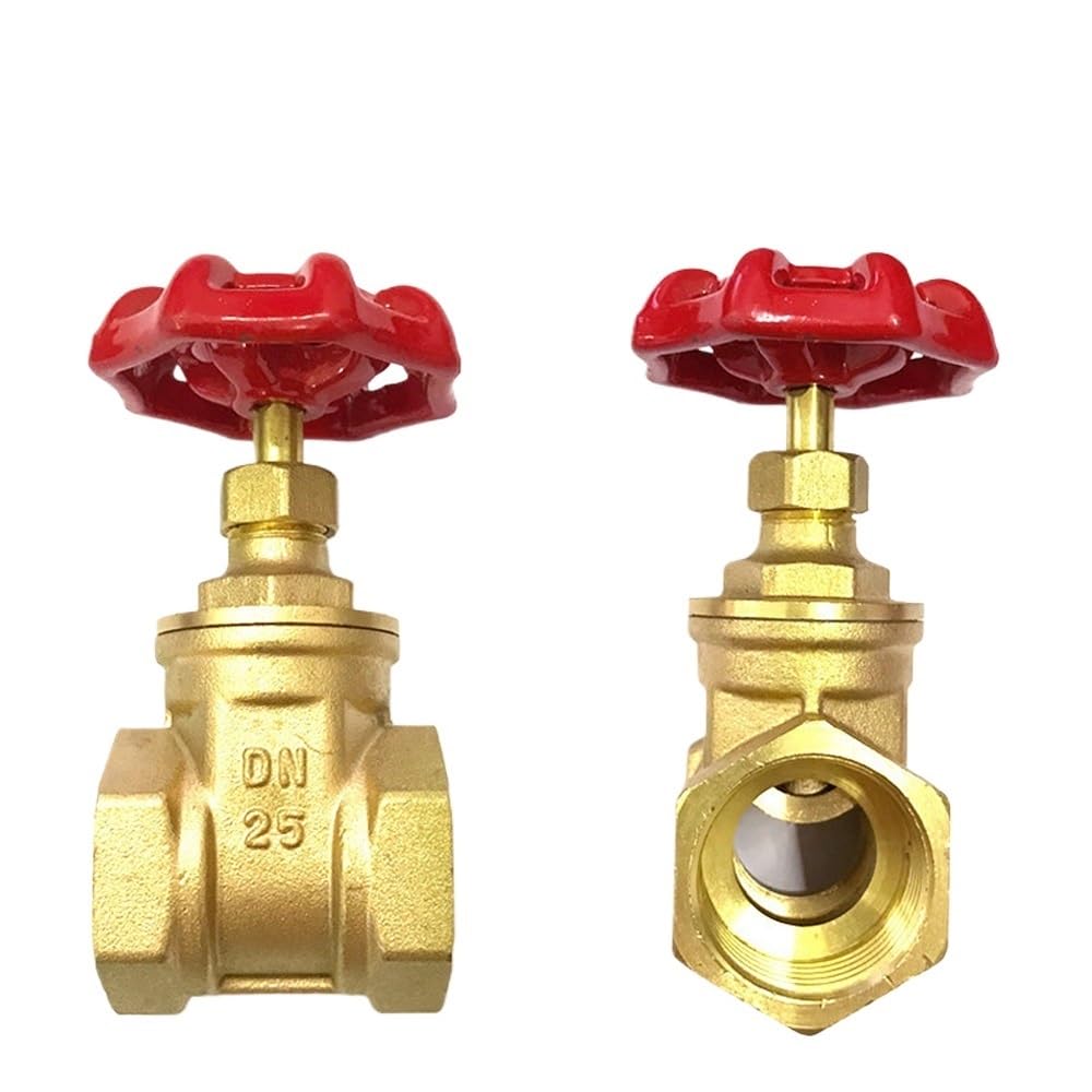 Valvole a saracinesca in ottone da 1/4" 3/8" 1/2" 3/4" 1" pollici DN15 DN20 DN25 Interruttore valvola acqua filettatura interna Per Acqua(1")