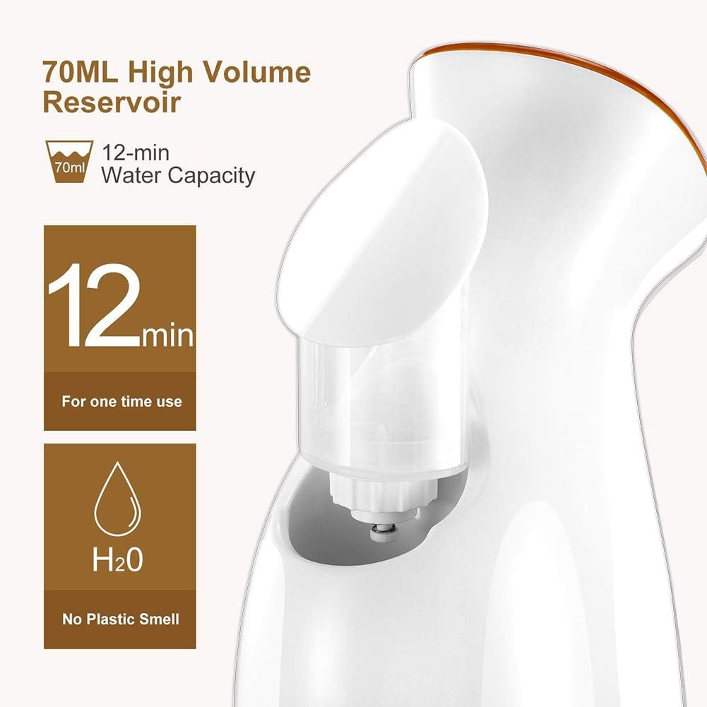 Face Steamer for Facial - Facial Steamers Deep Cleaning, Nano Ionic Warm Mist Moisturizing Facial Steamers, Cleansings Pores and BlackheadsHome Sauna Spa : Beauty & Personal Care