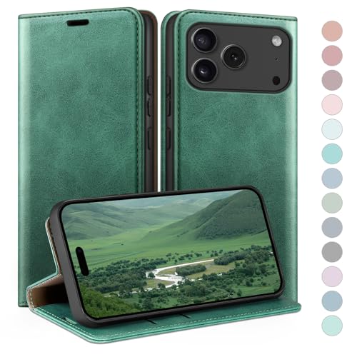Coque iPhone 17 Pro Étui à Rabat Cuir Premium Fentes pour Cartes Cover Apple 17 Pro